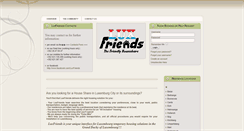 Desktop Screenshot of luxfriends.eu